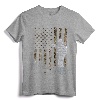 Fly Fishing Fisherman American Flag Camouflage Fly Tying T-Shirt - Vintage Trout Fisherman Tee for Men, Husband, Dad