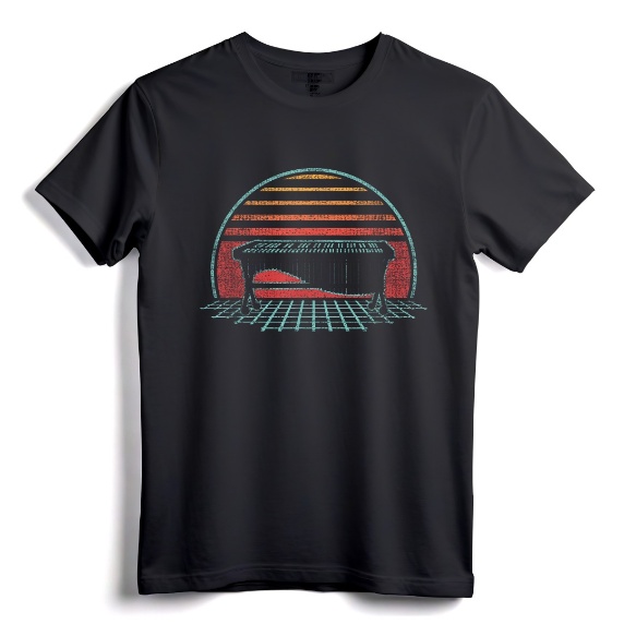 Marimba Retro Vintage 80s Style Player Musician Gift T-Shirt - Colorful Distressed Tee for Music Enthusiasts