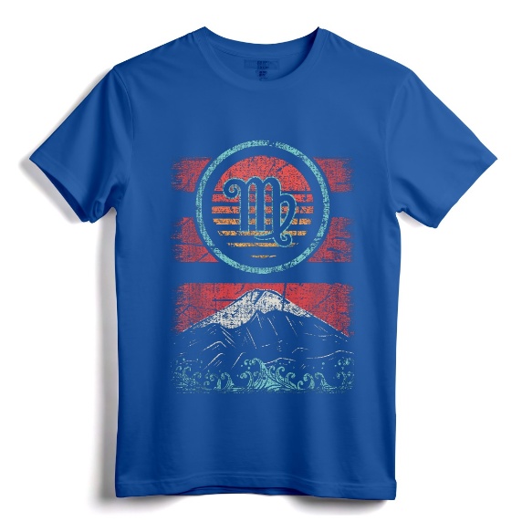 Virgo Zodiac Sign Retro Birthday Astrology Gift T-Shirt - Vintage Eighties Colors Tee for Boys and Girls