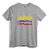 Colombia Flag with City Names Word Art T-Shirt - Family Heritage Apparel for Colombian Descendants and Family Gatherings