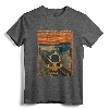 Peanuts Charlie Brown Scream Artsy T-Shirt - Officially Licensed Lightweight Tee with Snoopy, Woodstock, and Peanuts Gang Graphic Artwork