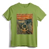 Peanuts Charlie Brown Scream Artsy T-Shirt - Officially Licensed Lightweight Tee with Snoopy, Woodstock, and Peanuts Gang Graphic Artwork