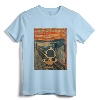 Peanuts Charlie Brown Scream Artsy T-Shirt - Officially Licensed Lightweight Tee with Snoopy, Woodstock, and Peanuts Gang Graphic Artwork