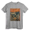 Peanuts Charlie Brown Scream Artsy T-Shirt - Officially Licensed Lightweight Tee with Snoopy, Woodstock, and Peanuts Gang Graphic Artwork