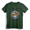 Flying Tigers Squadron WWII Vintage Insignia *BACK PRINTED* T-Shirt - Distressed Aviation Design for WWII Aircraft Enthusiasts