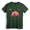 Cyberpunk Outrun Synthwave Sunset Fast Car Aesthetic T-Shirt - Retro 80's 90's 2000's Design for Lofi Art and Music Lovers