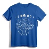 Moon Phases Snake And Crystals Gothic Punk T-Shirt - Witchy Illustration Tee for Alternative Fashion Enthusiasts