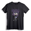 Cute Chibi Style Kawaii Anime Girl Pastel Punk T-Shirt - Trendy Manga Inspired Tee for Young Girls and Anime Lovers