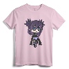 Cute Chibi Style Kawaii Anime Girl Pastel Punk T-Shirt - Trendy Manga Inspired Tee for Young Girls and Anime Lovers