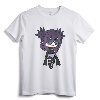 Cute Chibi Style Kawaii Anime Girl Pastel Punk T-Shirt - Trendy Manga Inspired Tee for Young Girls and Anime Lovers