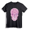 Pastel Goth Girl Stay Weird Emo Pink Skull T-Shirt - Unique Halloween Horror Tee for Teens and Goth Fans