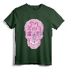 Pastel Goth Girl Stay Weird Emo Pink Skull T-Shirt - Unique Halloween Horror Tee for Teens and Goth Fans