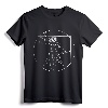 Guitar Shirt Da Vinci Vitruvian Man Guitar Player Musicians T-Shirt - Rock Concert Tee for Guitarists and Music Lovers