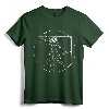 Guitar Shirt Da Vinci Vitruvian Man Guitar Player Musicians T-Shirt - Rock Concert Tee for Guitarists and Music Lovers