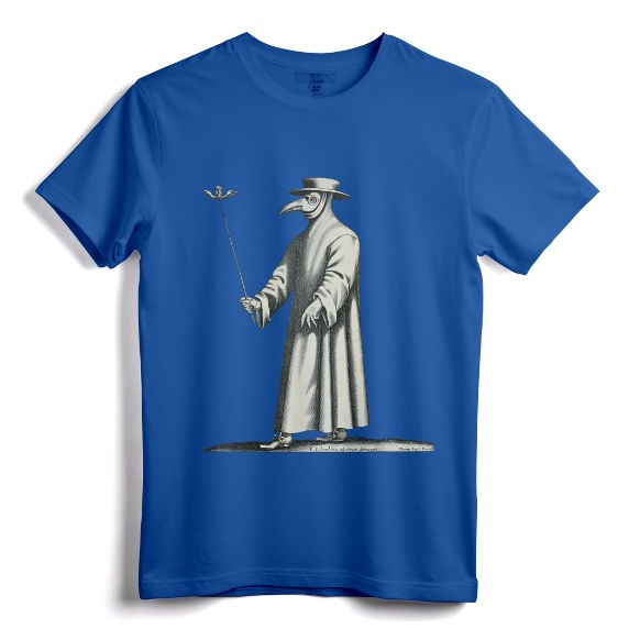 Plague Doctor, Medieval, Steampunk, Vintage Horror T-Shirt - Gothic Graphic Tee for Horror Fans and History Buffs