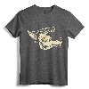 Horror Art - Rockabilly Wolf - Psychobilly Punk Art T-Shirt - Vintage Style Tee for Gothic, Voodoo, and Hotrod Enthusiasts