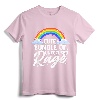 Cute Bundle Of Unfocused Rage Funny Pastel Goth Gift Rainbow T-Shirt - Unique Apparel for Tattoo Artists and Bikers, Perfect Present for Men, Women, and Teens