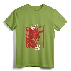 Japanese Demon Art Face Skull Devil Oni Harajuku Aesthetic Long Sleeve T-Shirt - Minimalist Ronin Ninja Yakuza Streetwear Tee for Otaku and Anime Fans