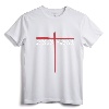 Jesus Freak - Cross Painting Punk Rock T-Shirt for Christians - Christian Youth Group Apparel for Mission Trips and Church Events