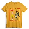 Witchcraft Let's Dance with the Devil Baphomet Satanic Funny T-Shirt - Retro Vintage Gothic Occult Tee for Men, Women, Teens