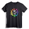 Acrylic Paint Pouring Artist Fluid Art Painter Color Wheel T-Shirt - Colorful Graphic Tee for Mixing and Pouring Artists