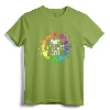Acrylic Paint Pouring Artist Fluid Art Painter Color Wheel T-Shirt - Colorful Graphic Tee for Mixing and Pouring Artists