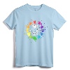 Acrylic Paint Pouring Artist Fluid Art Painter Color Wheel T-Shirt - Colorful Graphic Tee for Mixing and Pouring Artists