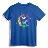 Acrylic Paint Pouring Artist Fluid Art Painter Color Wheel T-Shirt - Colorful Graphic Tee for Mixing and Pouring Artists