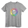 Acrylic Paint Pouring Artist Fluid Art Painter Color Wheel T-Shirt - Colorful Graphic Tee for Mixing and Pouring Artists
