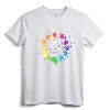 Acrylic Paint Pouring Artist Fluid Art Painter Color Wheel T-Shirt - Colorful Graphic Tee for Mixing and Pouring Artists