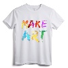 Make Art Painter Artist Teacher Artsy Gift T-Shirt - Creative Artistic Apparel for Men, Women, and Kids