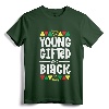 Young Gifted And Black History Shirts For Boys - African T-Shirt Celebrating Black Excellence and Heritage