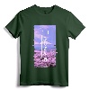 Mt Fuji Japan Glitch Art Vaporwave T-Shirt - Japanese Otaku Fashion Tee for Synthwave Music Lovers