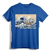 Hokusai The Great Wave Off Kanagawa Japanese Art Anime T-Shirt - Ukiyo-e and Pop Culture Tee for Art Enthusiasts