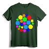 Rainbow Polka Dot International Dot Day T-Shirt - Fun Tee for Kids, Art Teachers, and Students to Celebrate Creativity on September 15th