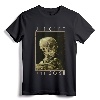 Vincent Van Gogh Shirt Smoking Skeleton Art T-Shirt - Artistic Skeleton Tee for Art Enthusiasts and Van Gogh Fans