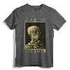 Vincent Van Gogh Shirt Smoking Skeleton Art T-Shirt - Artistic Skeleton Tee for Art Enthusiasts and Van Gogh Fans