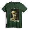 Vincent Van Gogh Shirt Smoking Skeleton Art T-Shirt - Artistic Skeleton Tee for Art Enthusiasts and Van Gogh Fans