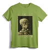 Vincent Van Gogh Shirt Smoking Skeleton Art T-Shirt - Artistic Skeleton Tee for Art Enthusiasts and Van Gogh Fans