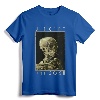 Vincent Van Gogh Shirt Smoking Skeleton Art T-Shirt - Artistic Skeleton Tee for Art Enthusiasts and Van Gogh Fans