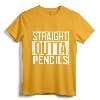 Straight Outta Pencils T-Shirt - Funny Graduation Student Tee for Class of 2018 - Teacher Appreciation Gift Apparel