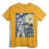 Star Wars Stormtrooper Starry Night Graphic T-Shirt - Officially Licensed Lightweight Tee for Fans