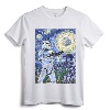 Star Wars Stormtrooper Starry Night Graphic T-Shirt - Officially Licensed Lightweight Tee for Fans
