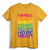 Kindness Peace Equality Love Inclusion Diversity Human Rights T-Shirt - Black Lives Matter Empowerment Art Tee for Activists