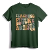 Teaching Future Artists Retro Teacher Students Women T-Shirt - Back to School Teacher Apparel for Special Ed & Speech Therapists