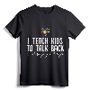 Speech Pathology Therapy Talk Autism Awareness Month T-Shirt - Supportive Design for Speech Therapists and Autism Advocates