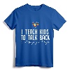 Speech Pathology Therapy Talk Autism Awareness Month T-Shirt - Supportive Design for Speech Therapists and Autism Advocates