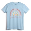 Speech Therapy Speech Language Pathologist SLP Boho Rainbow T-Shirt - Cute Design for Speech Therapists and Students