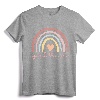 Speech Therapy Speech Language Pathologist SLP Boho Rainbow T-Shirt - Cute Design for Speech Therapists and Students