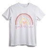 Speech Therapy Speech Language Pathologist SLP Boho Rainbow T-Shirt - Cute Design for Speech Therapists and Students